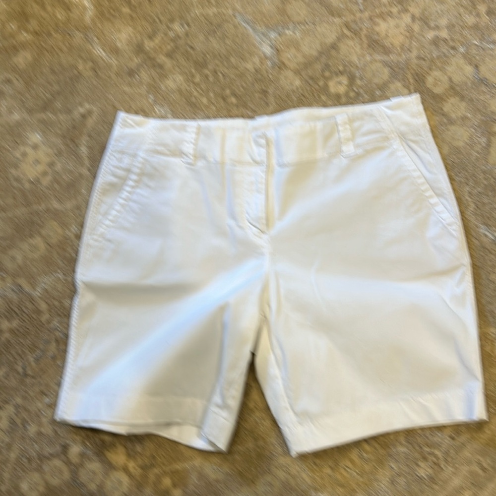 White Chino shorts